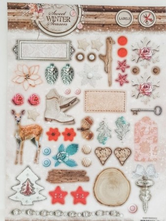 Studiolight 3D-ark utstanset – Sweet Winter Season 502