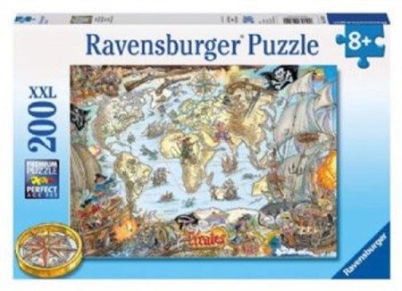 Ravensburger puslespill - Sjørøverkart