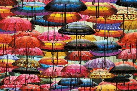 Piatnik puslespill - Paraplyer 1000