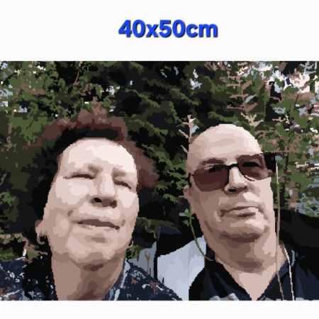 Custom Paint by numbers - 40x50cm 