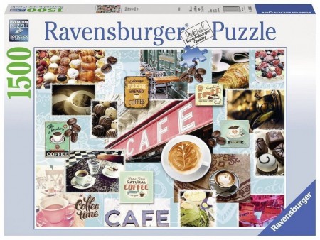 Ravensburger puslespill - Coffeecollage 1500