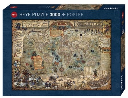 Puslespill - Pirate World 3000