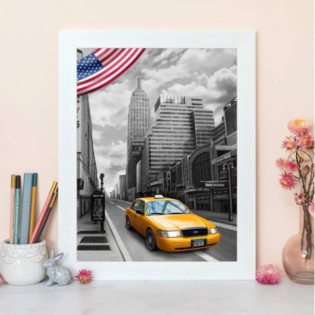 Diamond painting - USA 40x30cm