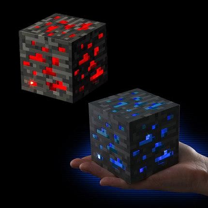 Minecraft LED natt lampe | BRAOGBILLIG.NO Korssting pakker Tetris Bordlampe Nattlampe | BRAOGBILLIG.NO Korssting