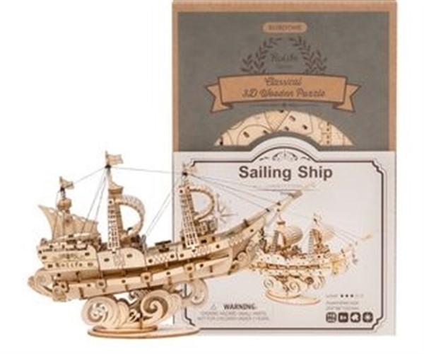 Sailing ship - Byggesett i tre