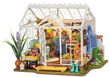 Dreamy Garden House - Byggesett m/ lys - DIY Miniature Room