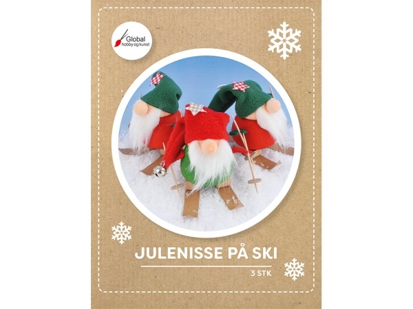 hobbypakke - julenisse på ski