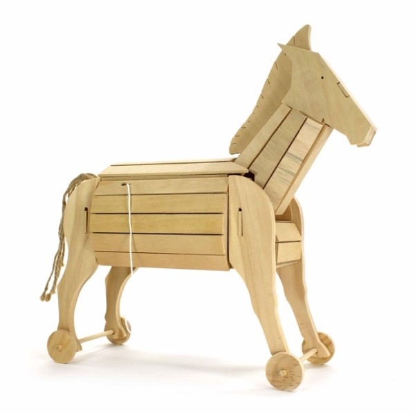 Romersk Trojan hest - byggesett i tre