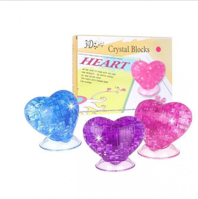 3D puslespill - Hjerte