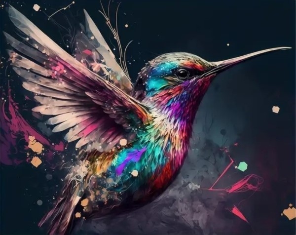 Paint by numbers - Kolibri 40x50cm