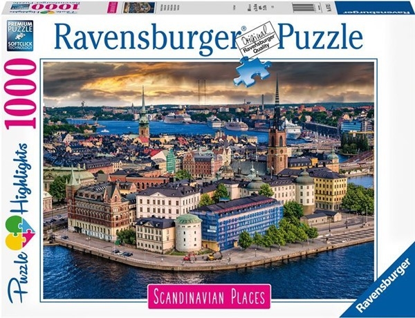 Ravensburger puslespill - Stockholm 1000