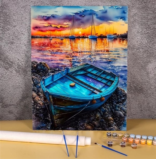 Paint By Numbers - Robåt (1) 40x50cm