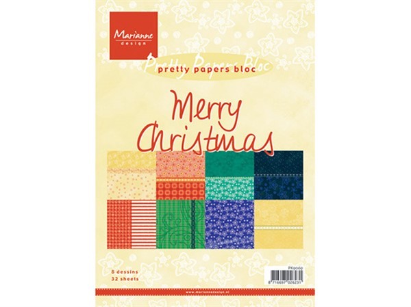 Marianne Design Papirblokk A5 – Merry Christmas