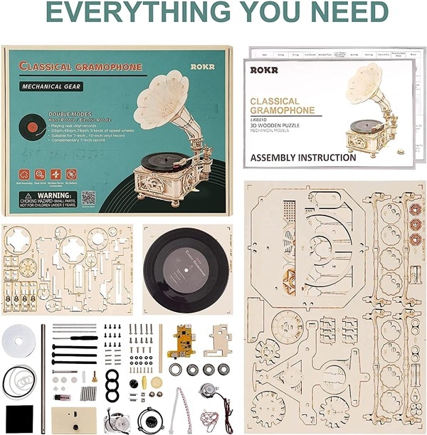 Byggesett - Fungerende vinylspiller