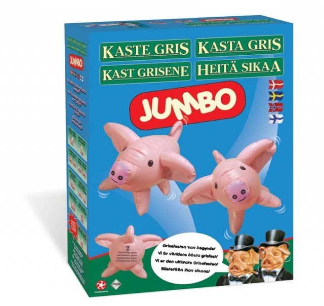 Jumbo spill - Kaste grisene
