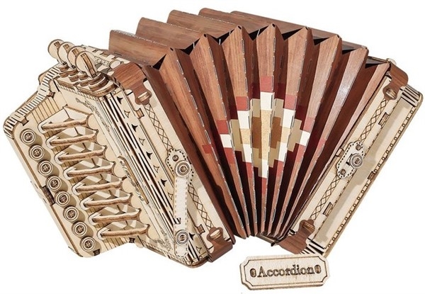 Accordion - Byggesett i tre
