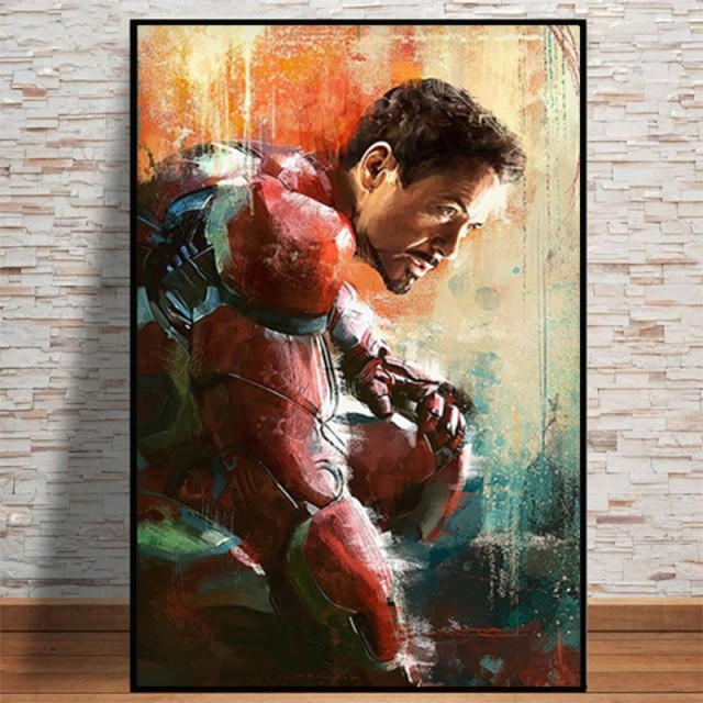 Paint by numbers - Avengers - Iron man 40x50cm