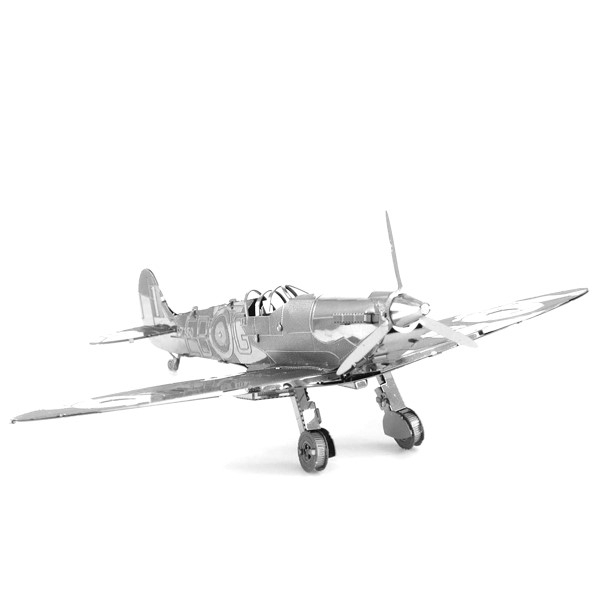 Puslespill 3D metall - Supermartine Spitfire Airplane