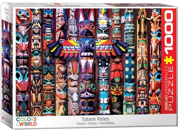 Puslespill - Totem poles