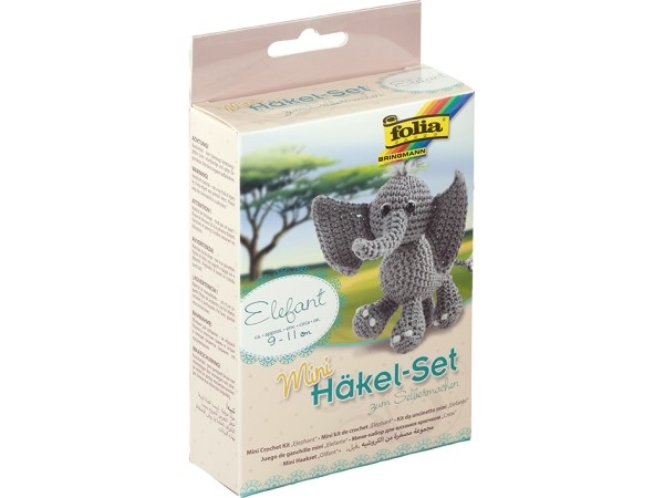 Folia mini heklesett - Elefant
