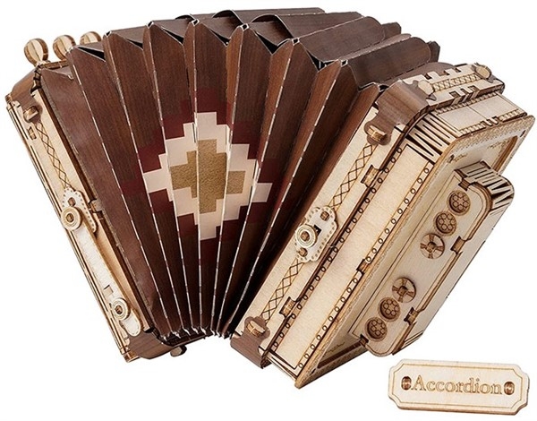 Accordion - Byggesett i tre