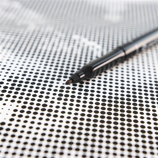 Dots painting med tusj / penn