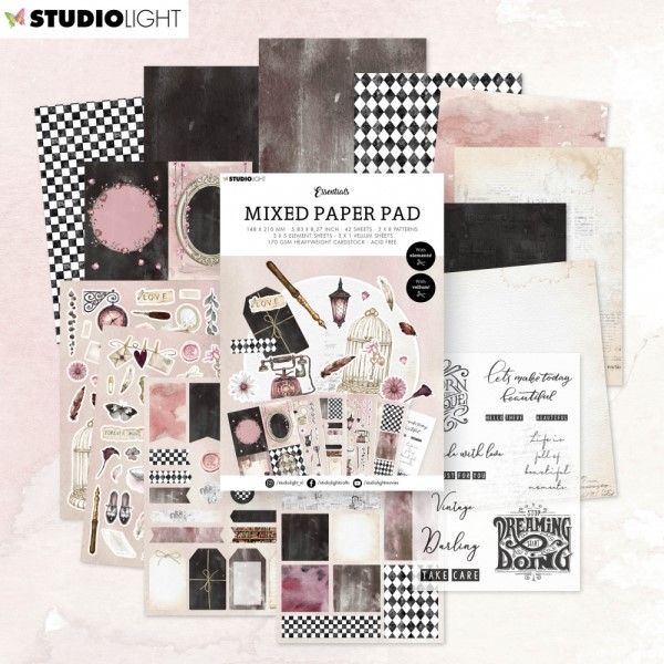 Studio Light - Essentials - Mixed paper pad 17