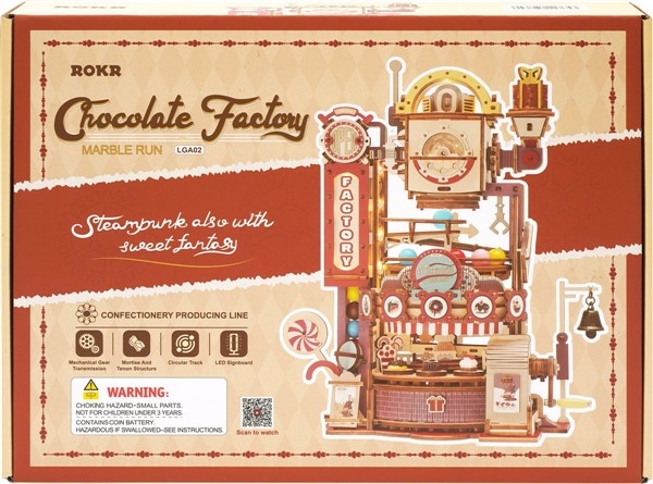 Chocolate factory - Kulebane byggesett i tre