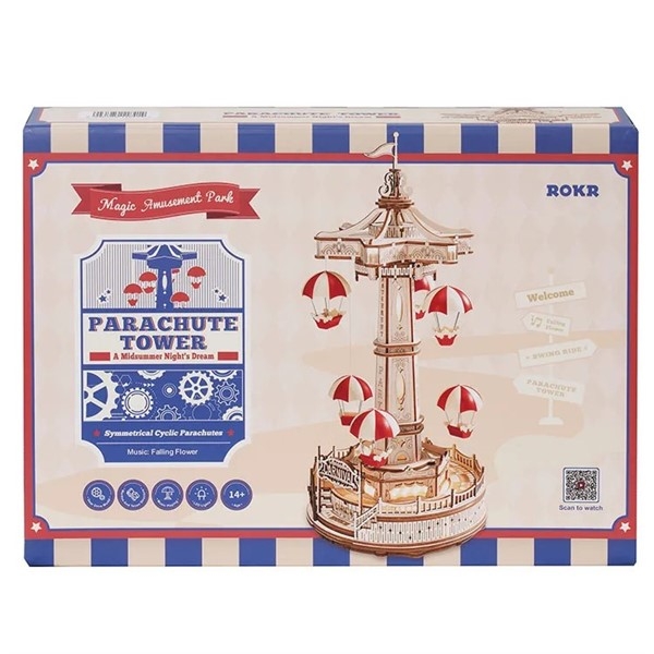 Spilledåse byggesett - Parachute