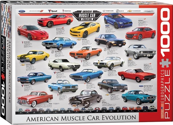Puslespill - American Muscle car revolution