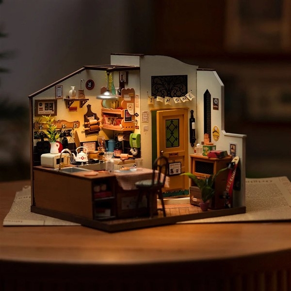 Cozy kitchen - Byggesett m/ lys