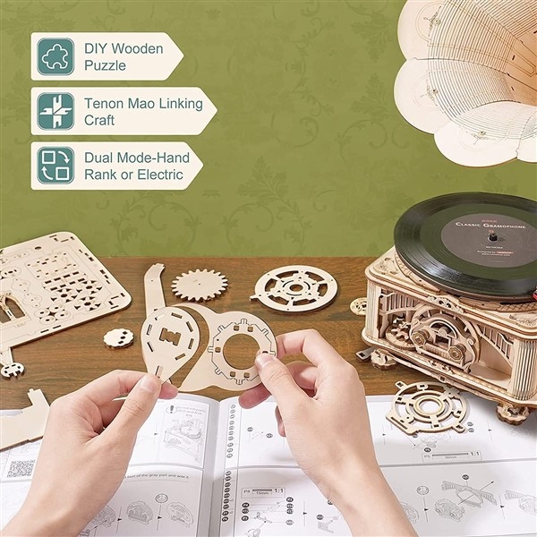 Byggesett - Fungerende vinylspiller