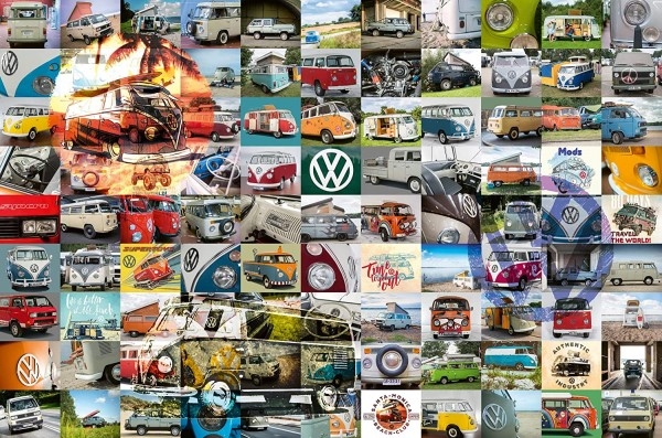 Ravensburger puslespill - VW biler
