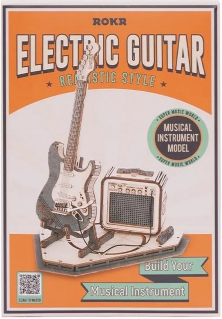 Elektrisk gitar - Byggesett i tre