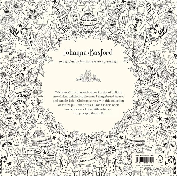 Johanna's Christmas - Luksus malebok 