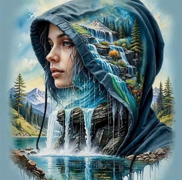 Diamond painting - Naturen i meg 50x50cm