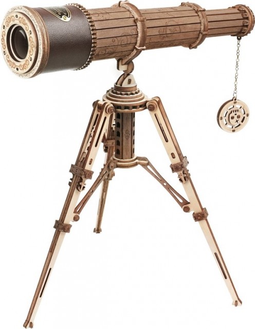 Monocular teleskop - Byggesett i tre