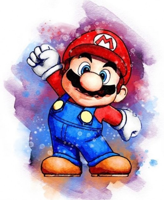 Diamond painting - Super Mario 30x40 cm