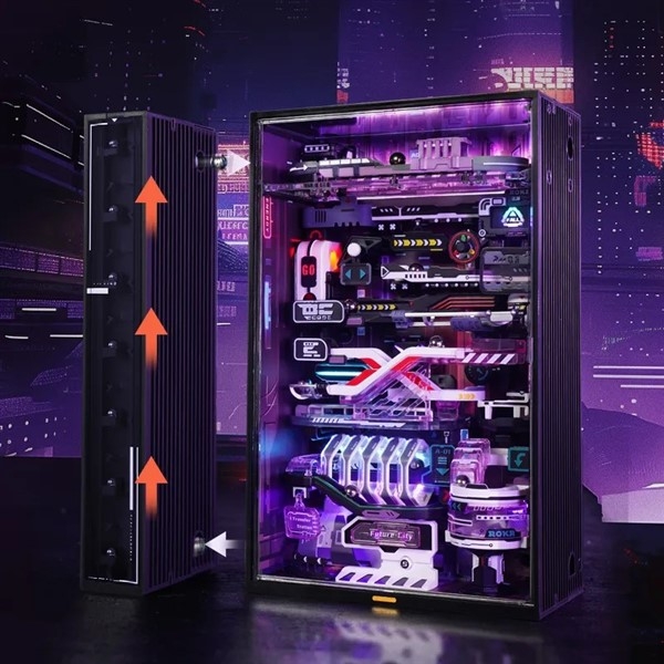 Kulebane med lys - Byggesett - The future city