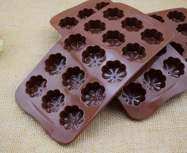 Sjokolade silikonform - Plomme blomst