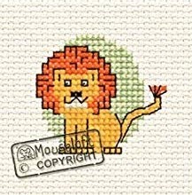 mini korssting - at the zoo - lion løve