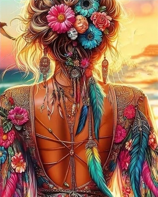 Paint by numbers - Bohemian Soul 40x50cm