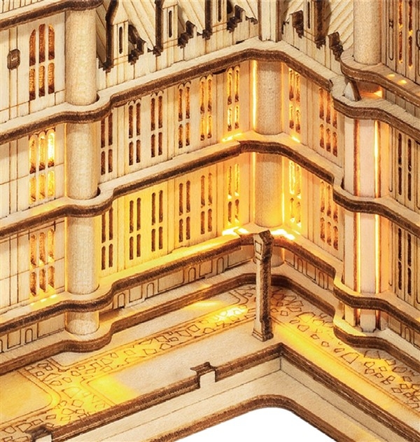 Big Ben - Byggesett i tre m/lys