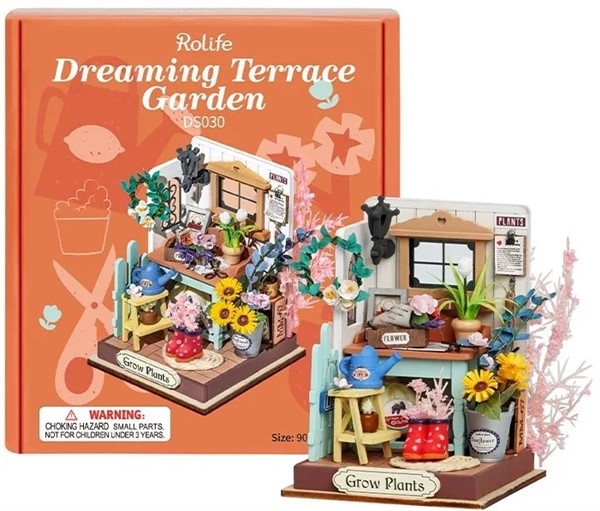 Dreaming Terrace Garden - Byggesett miniatyr hus