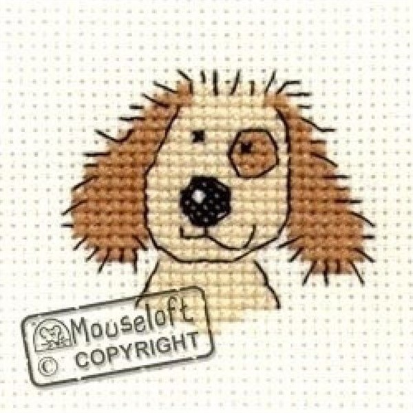 mini korssting - cuddly dog