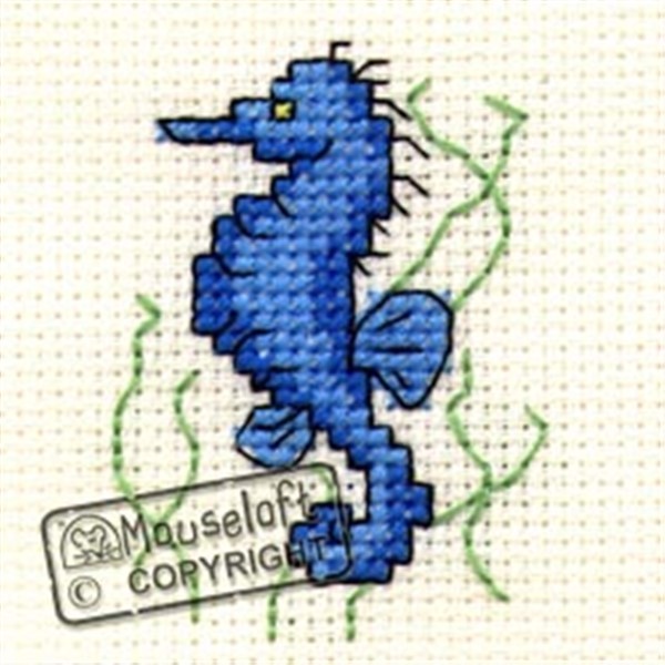 mini korssting - seahorse