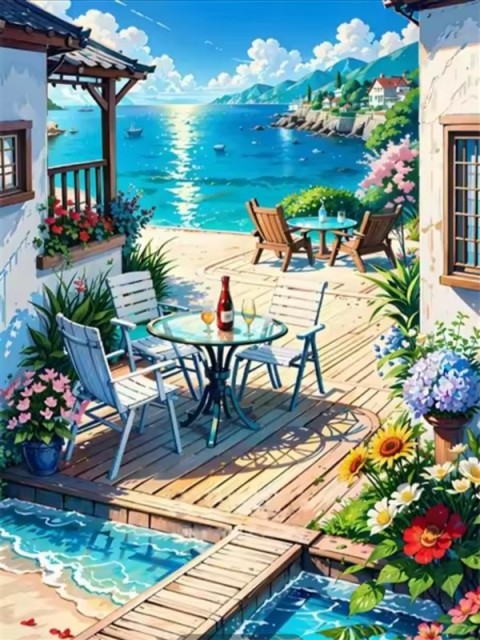 Paint by numbers - Sommerdag 40x50cm