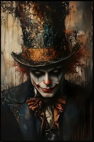 Paint by numbers - Gothic Clown 40x50cm