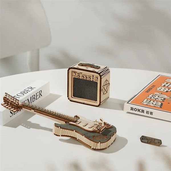 Elektrisk gitar - Byggesett i tre