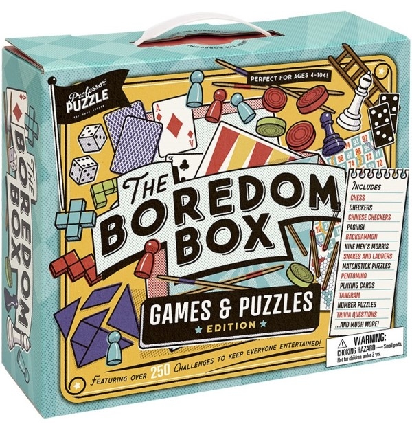 The great boredom box - Brettspill / Bordspill / Pusler / Oppgaver